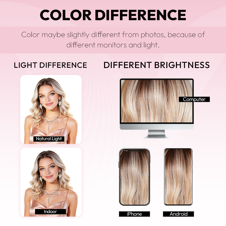 [Dolly] VSIGN Blonde Short Wave 13*6 HD Lace Front Wig Synthetic Heat Resistant Fiber