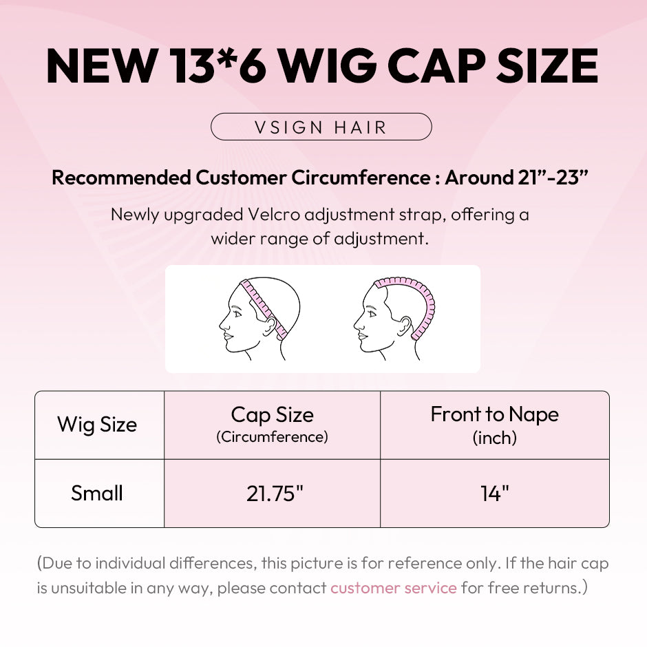 VSIGN Ginger Copper Burgundy Face Framing Layer Pre-cut 13x6 HD Lace Front Wig Heat Resistant Fiber Synthetic Wig