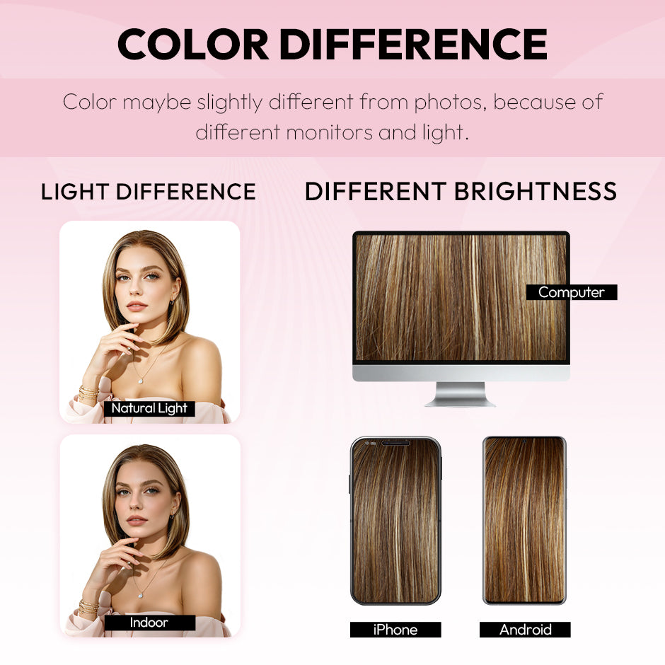 [Marnie] VSIGN Chestnut Brown 10inch Bob 13*6 HD Lace Front Wig Synthetic Heat Resistant Fiber